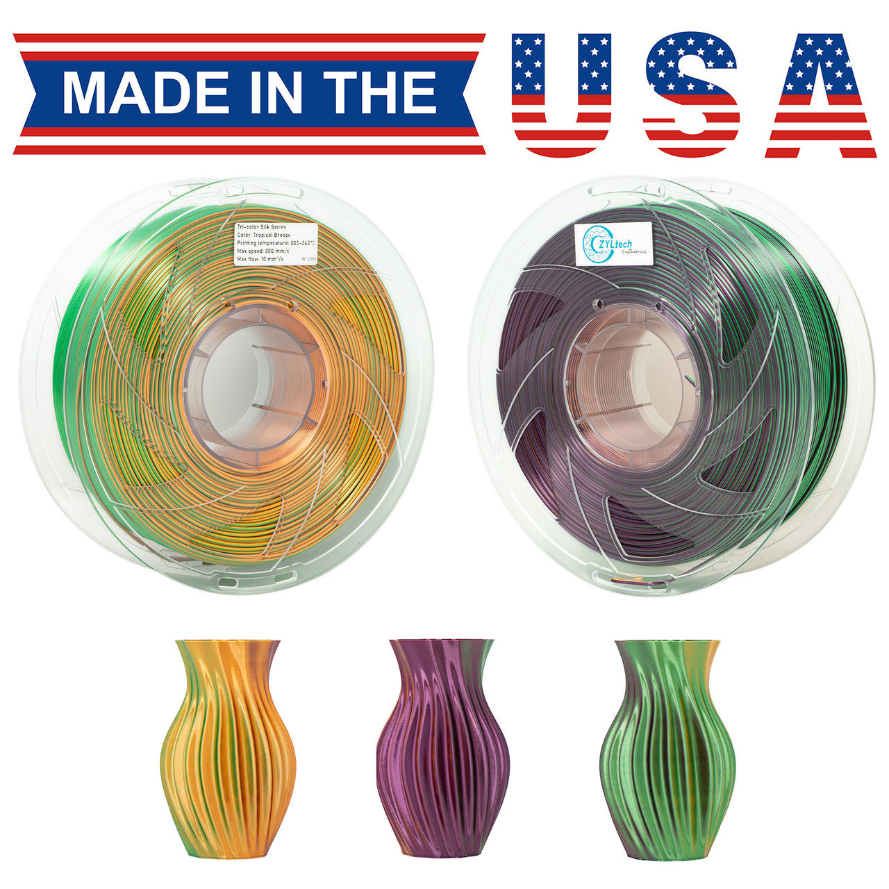 ZYLTECH TRI-SILK PLA
