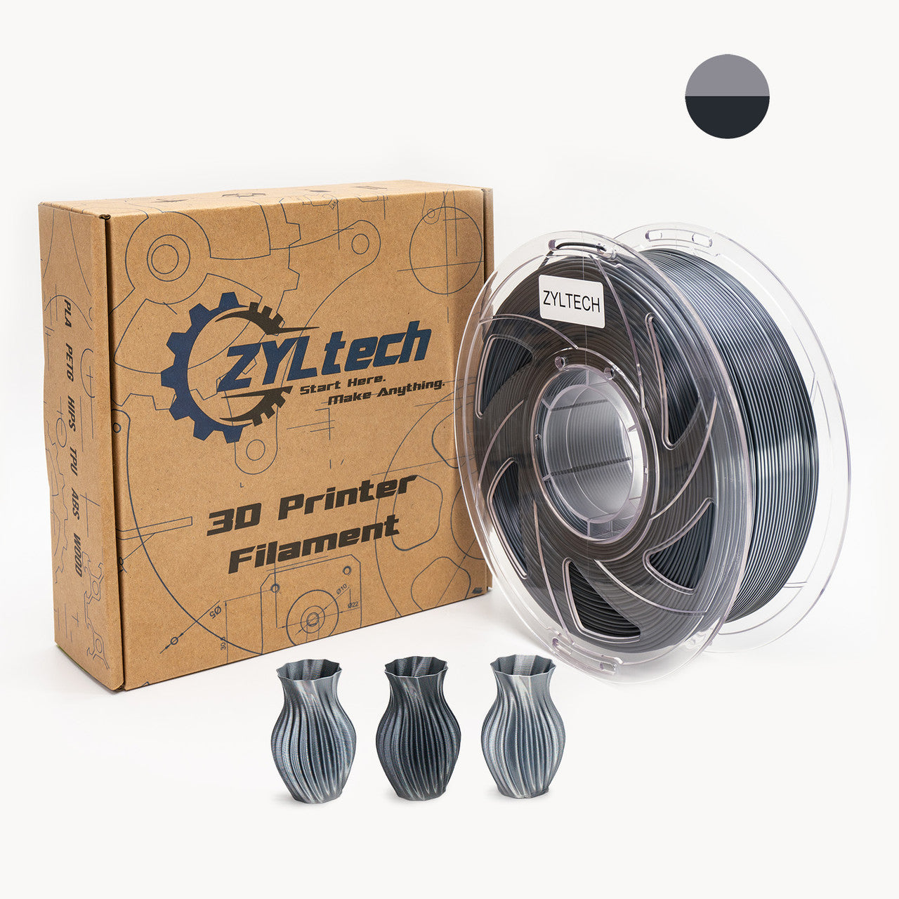 ZYLTECH DUAL SILK PLA