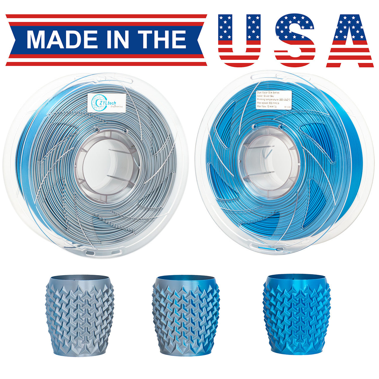 ZYLTECH DUAL SILK PLA