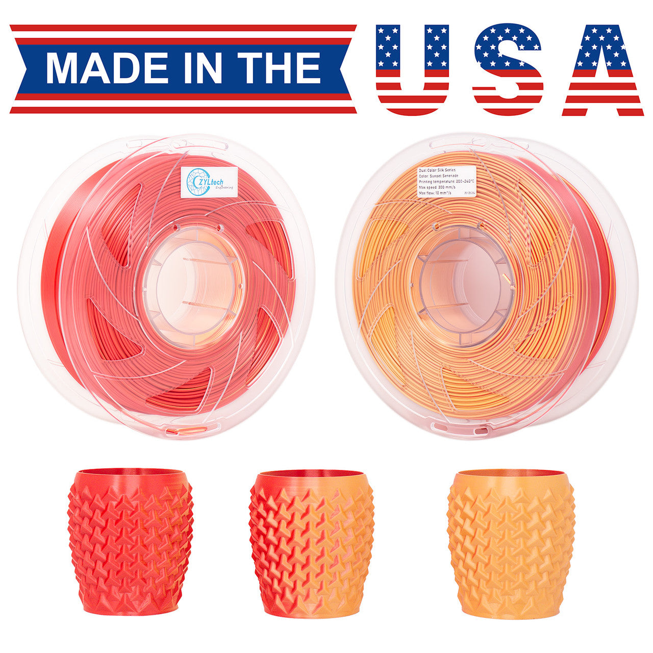 ZYLTECH DUAL SILK PLA